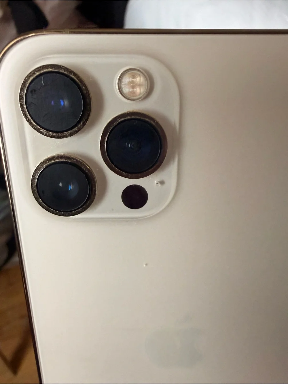 Apple iPhone Triple Camera Module - White & Black Accents